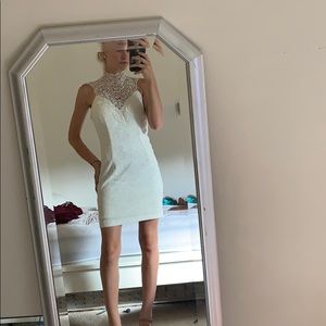 White lace dress
